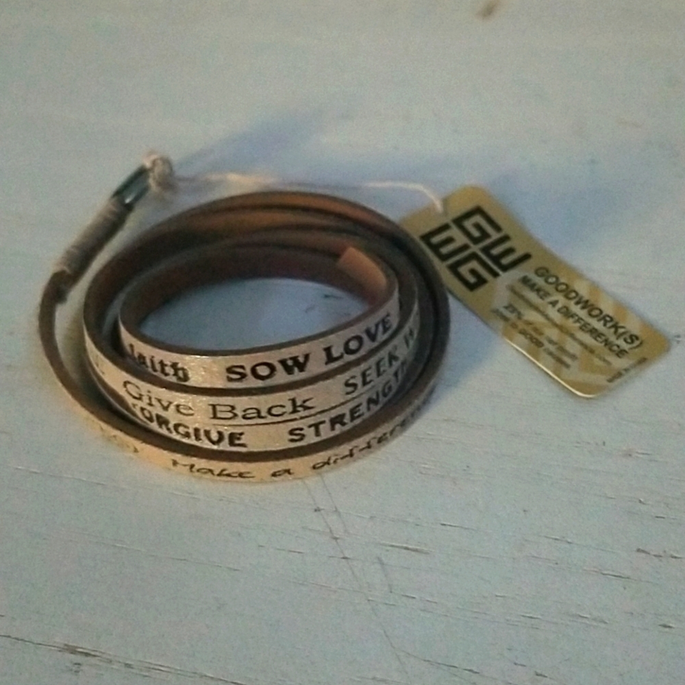 A good works bracelet